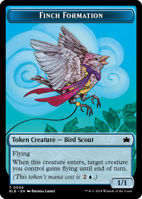 Finch Formation Token [Bloomburrow Tokens] Cheap