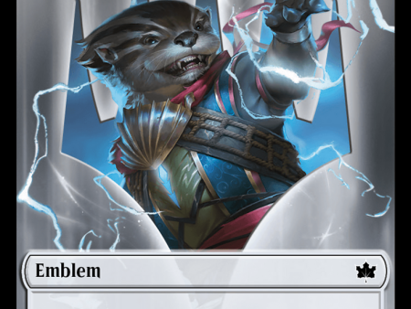 Emblem - Ral, Crackling Wit [Bloomburrow Tokens] Supply