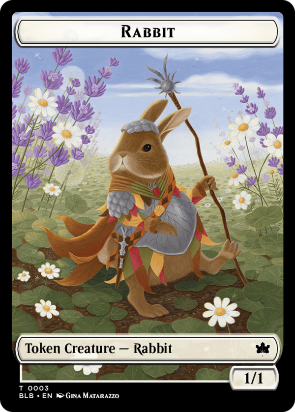 Rabbit Token [Bloomburrow Tokens] Discount