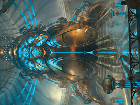 Aether Refinery Art Card (Gold-Stamped Planeswalker Symbol) [Modern Horizons 3 Art Series] Online Hot Sale