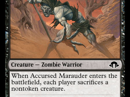 Accursed Marauder (Ripple Foil) [Modern Horizons 3] For Sale