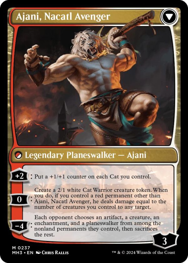 Ajani, Nacatl Pariah [Modern Horizons 3 Prerelease Promos] Online Hot Sale