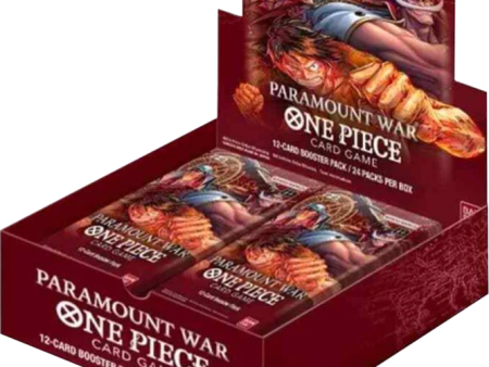 One Piece Card Game - Paramount War (OP-02) Booster Box For Sale