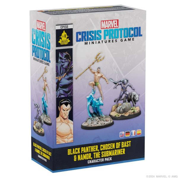 Marvel Crisis Protocol - Black Panther; Chosen of Bast & Namor on Sale