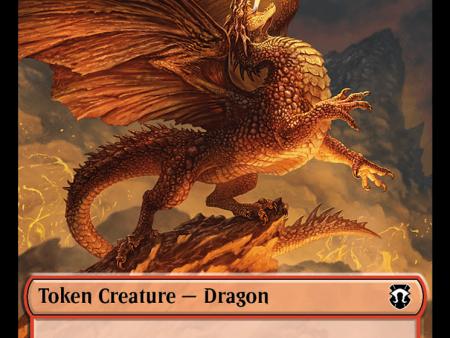 Dragon    Copy Double-Sided Token [Modern Horizons 3 Commander Tokens] Online