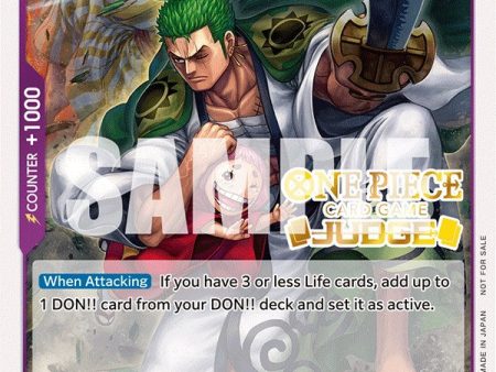 Zoro-Juurou (Judge Pack Vol. 3) [One Piece Promotion Cards] For Sale