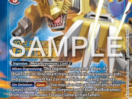 ZeigGreymon [BT11-031] (2024 Regionals Finalist) [Dimensional Phase] on Sale