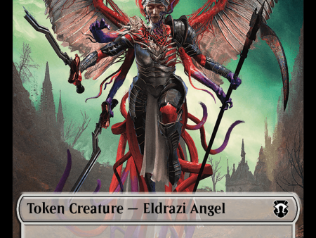 Eldrazi Angel    Copy Double-Sided Token [Modern Horizons 3 Commander Tokens] Online Sale