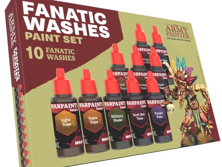 Army Painter - Warpaints Fanatic - Washes Paint Set on Sale