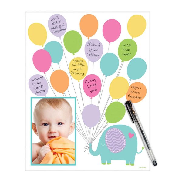 Baby Shower Paper Autograph Matte Sale