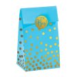 It s A Boy Blue Foil Stamped Paper Bags With Stickers 20pcs Fashion