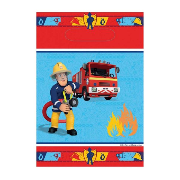 Fireman Sam Party Bags 8pcs For Cheap