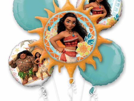 Moana Balloon Bouquet 5pcs on Sale