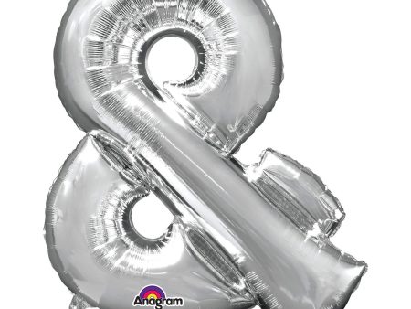 Symbol & Silver Mini Shape Foil Balloon 16in Sale