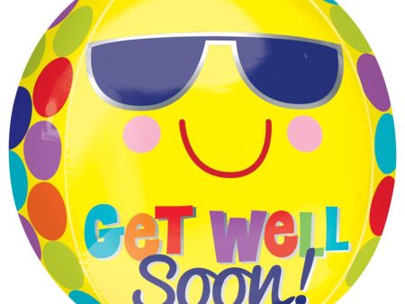 Bright Sunny Get Well Soon Orbz Balloon 38x40cm Online Hot Sale