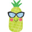 Fun in the Sun Pineapple Junior Shape Balloon 30x66cm For Sale