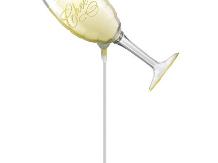 Champagne Glass Mini Shape Balloon Supply